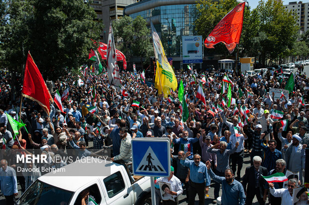 راهپیمایی «جمعه خشم و نصر» در مشهد
