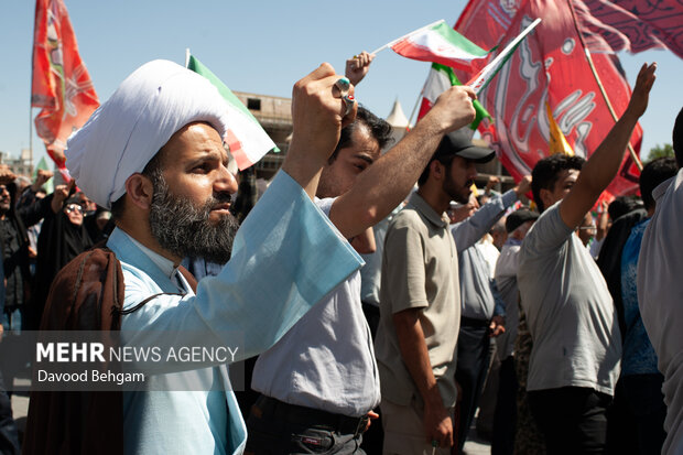 راهپیمایی «جمعه خشم و نصر» در مشهد
