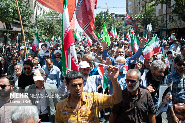 راهپیمایی «جمعه خشم و نصر» در مشهد