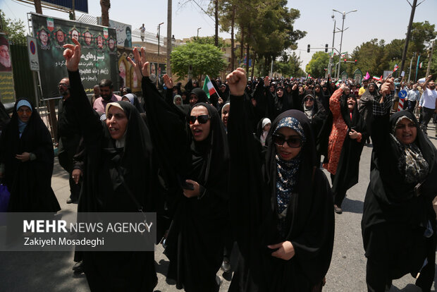 راهپیمایی «جمعه خشم و نصر» در کرمان