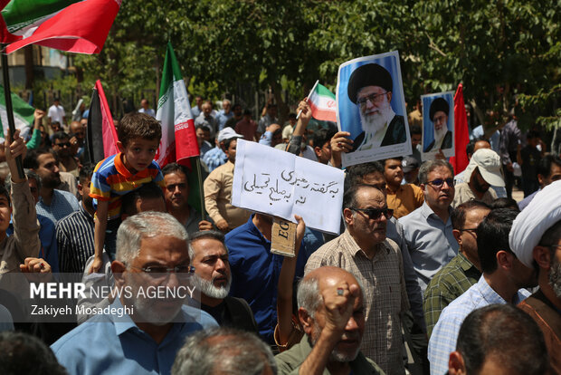 راهپیمایی «جمعه خشم و نصر» در کرمان