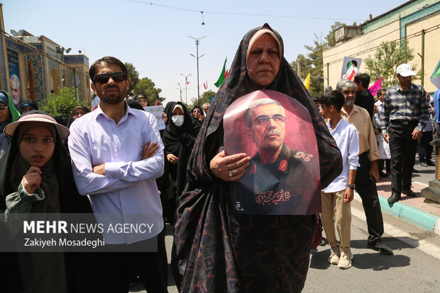 راهپیمایی «جمعه خشم و نصر» در کرمان