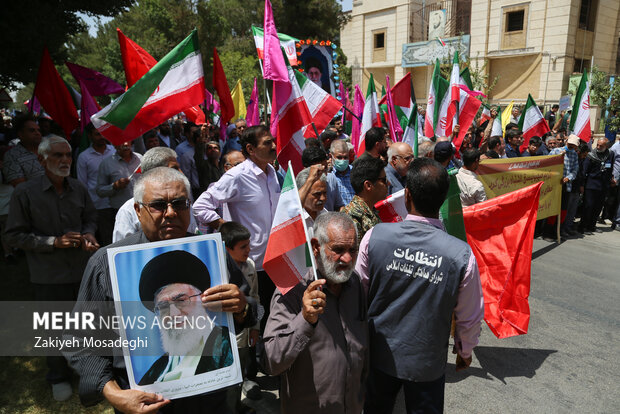 راهپیمایی «جمعه خشم و نصر» در کرمان