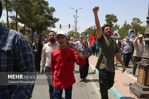 راهپیمایی «جمعه خشم و نصر» در کرمان