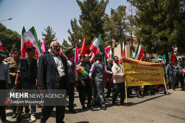 راهپیمایی «جمعه خشم و نصر» در کرمان