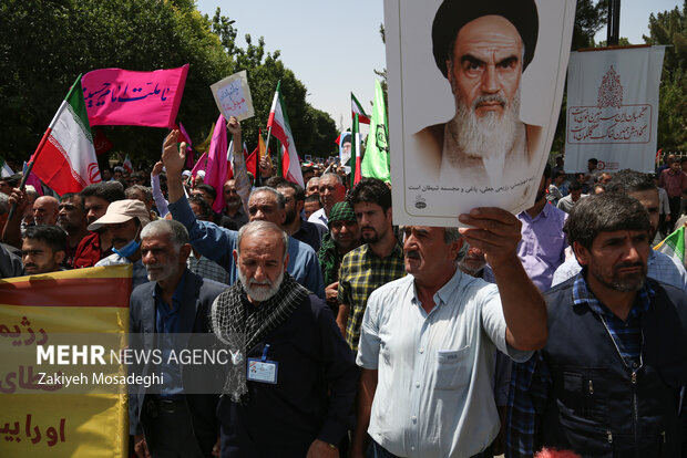 راهپیمایی «جمعه خشم و نصر» در کرمان