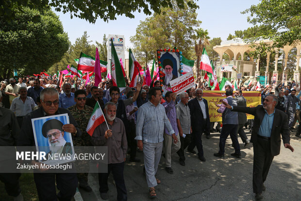 راهپیمایی «جمعه خشم و نصر» در کرمان