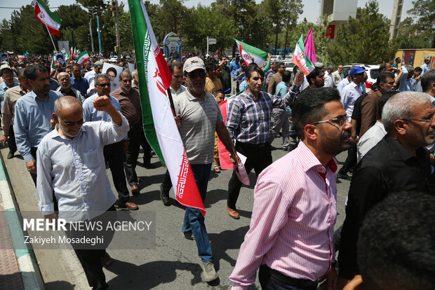 راهپیمایی «جمعه خشم و نصر» در کرمان