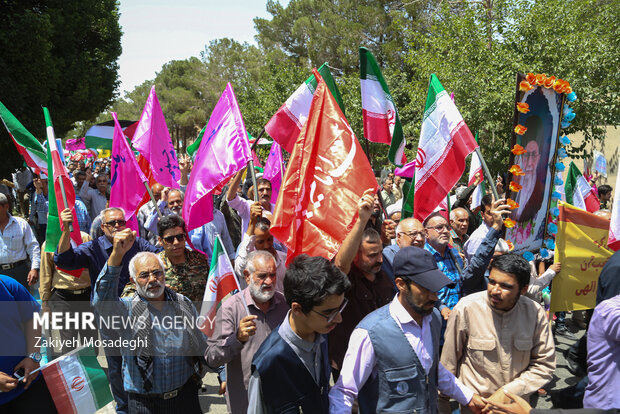 راهپیمایی «جمعه خشم و نصر» در کرمان