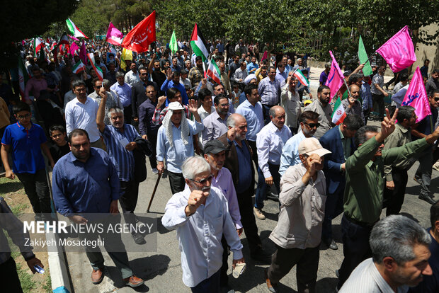 راهپیمایی «جمعه خشم و نصر» در کرمان