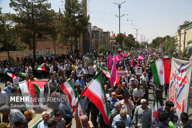 راهپیمایی «جمعه خشم و نصر» در کرمان