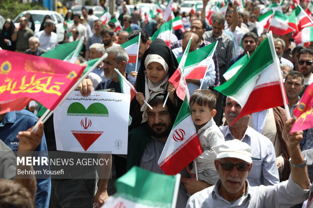 راهپیمایی «جمعه خشم و نصر» در اراک