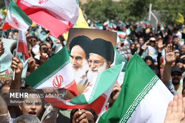راهپیمایی «جمعه خشم و نصر» در اراک