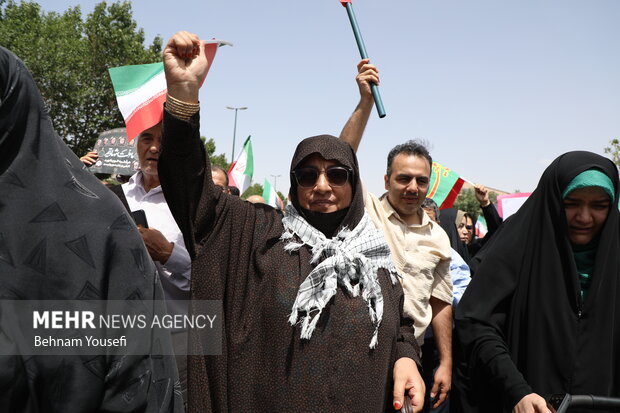 راهپیمایی «جمعه خشم و نصر» در اراک