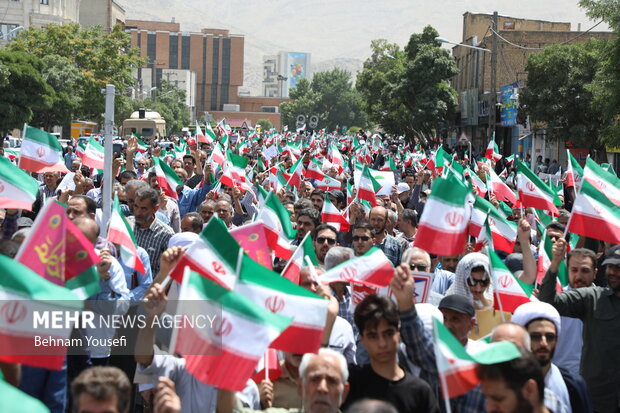 راهپیمایی «جمعه خشم و نصر» در اراک