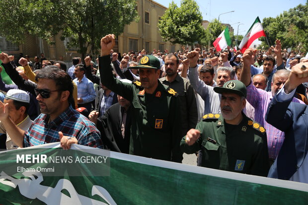 راهپیمایی «جمعه خشم و نصر» در سنندج