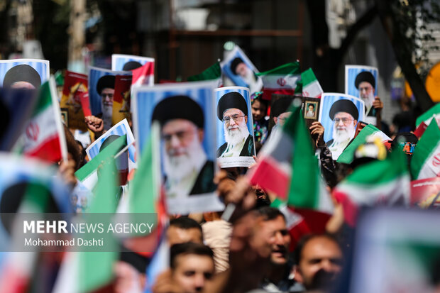 راهپیمایی «جمعه خشم و نصر» در اردبیل