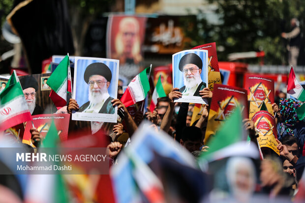 راهپیمایی «جمعه خشم و نصر» در اردبیل