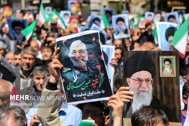 راهپیمایی «جمعه خشم و نصر» در اردبیل