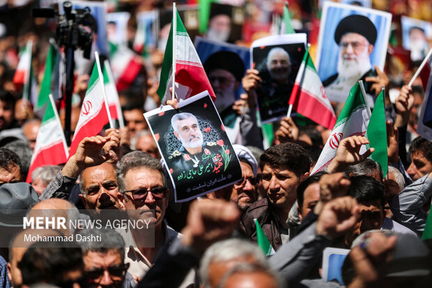راهپیمایی «جمعه خشم و نصر» در اردبیل