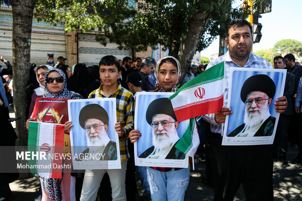 راهپیمایی «جمعه خشم و نصر» در اردبیل