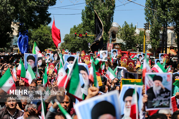 راهپیمایی «جمعه خشم و نصر» در اردبیل