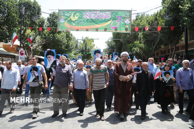 تشییع پیکر شهید راه وطن «مسعود وطن‌پور» در شهرری