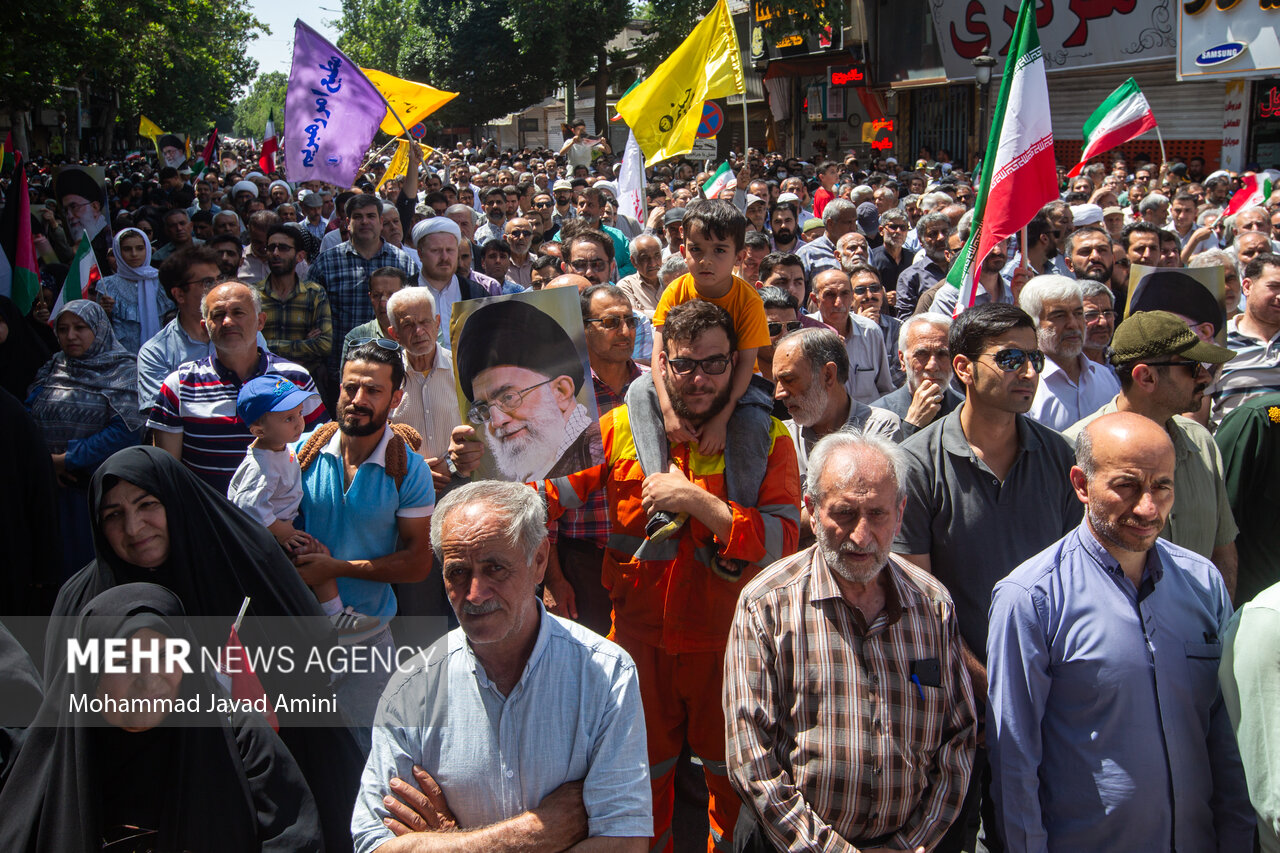 ایران بھر میں نماز جمعہ کے بعد صہیونی حکومت کے خلاف عوام کا احتجاج+ ویڈیو، تصاویر