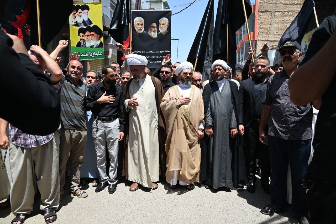 برگزاری تظاهرات ضدصهیونیستی در دیالی عراق+تصاویر