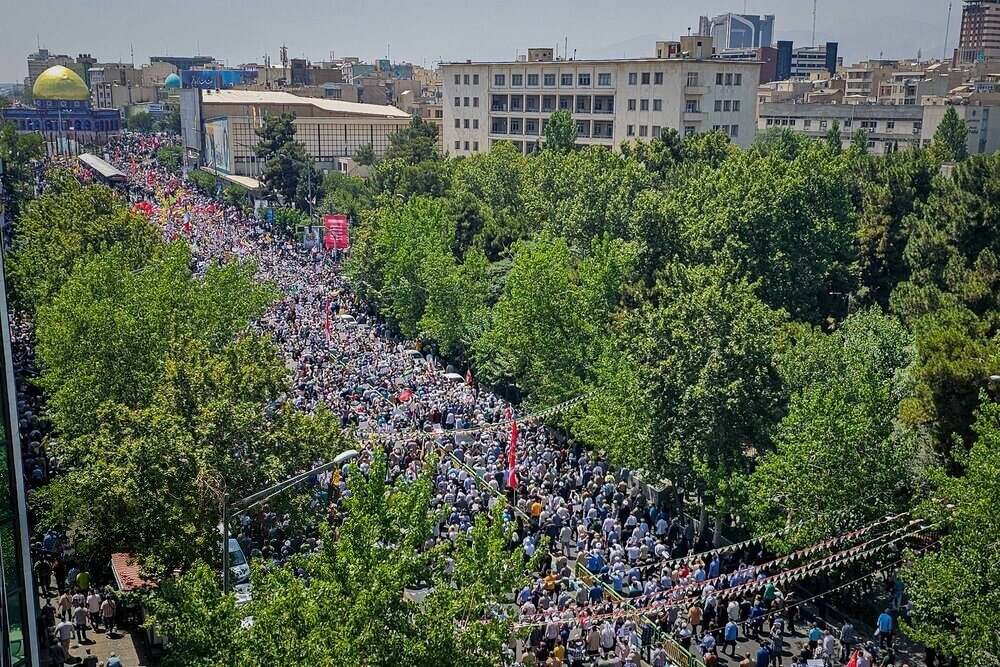 Nationwide rallies across Iran condemn Israeli aggression