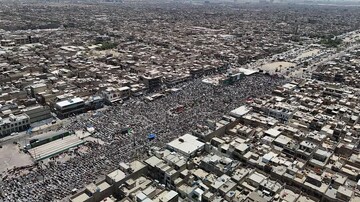 بالصور..مسيرات الشعب العراقي في بغداد دعما لإيران