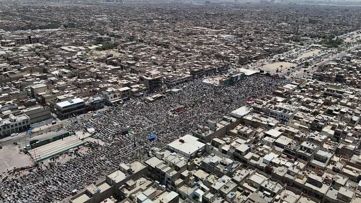 بالصور..مسيرات الشعب العراقي في بغداد دعما لإيران
