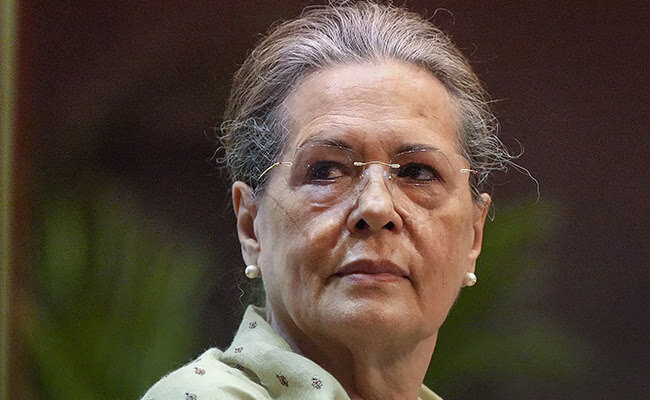The Indian Congress leader, Sonia Gandhi