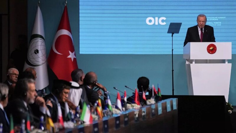 Turkish President Erdoğan at OIC gathering
