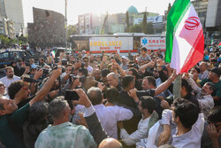 وێنەکانی گردبوونەوەی تاران