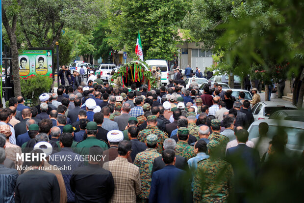تشییع پیکر شهید مدافع وطن «علی پیری» در اردبیل