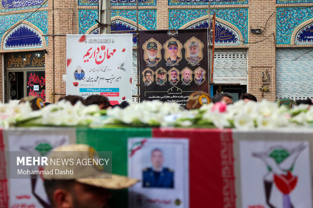 تشییع پیکر شهید مدافع وطن «علی پیری» در اردبیل