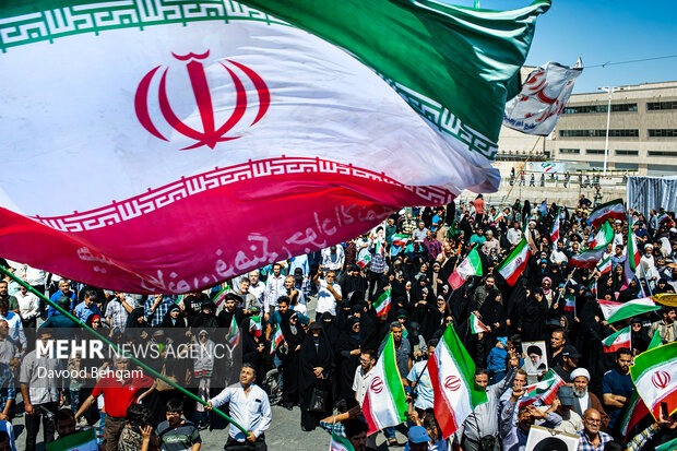 اقوام خراسان شمالی یک‌صدا از رهبری و نیروهای مسلح حمایت کردند