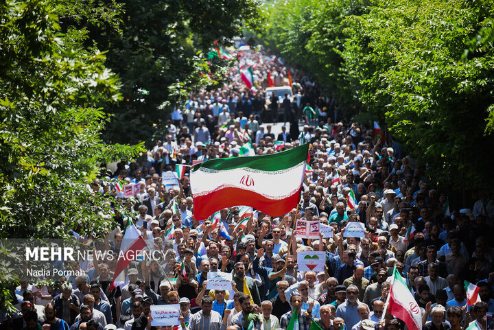 راهپیمایی «جمعه خشم و نصر» در کرج