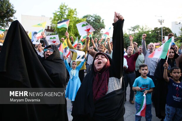 تجمع ضد آمریکایی و ضدصهیونیستی در بجنورد