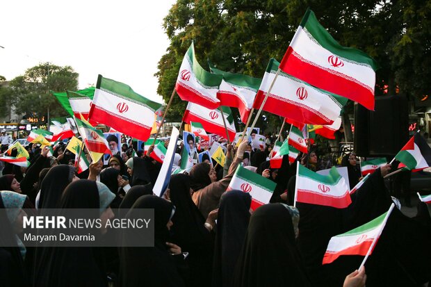 تجمع ضد آمریکایی و ضدصهیونیستی در بجنورد
