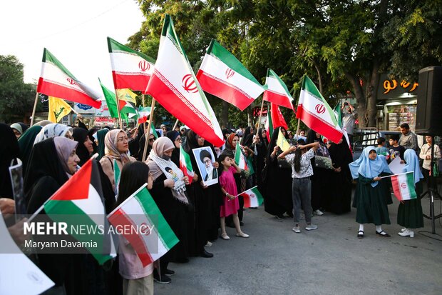 تجمع ضد آمریکایی و ضدصهیونیستی در بجنورد