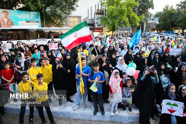 تجمع ضد آمریکایی و ضدصهیونیستی در بجنورد