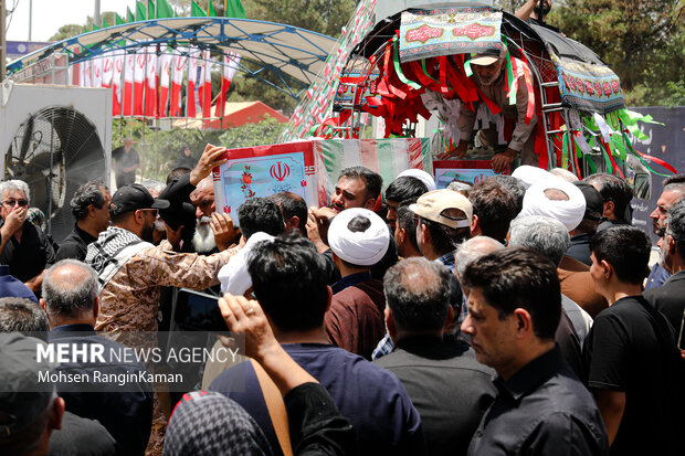 Funeral of martyrs of Israeli aggression against Iran