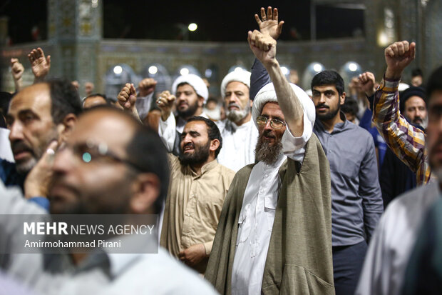 اعلام انزجار و فریاد انتقام مردم قم علیه تجاوز آمریکا به خاک ایران