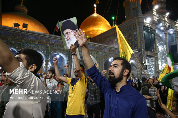 اعلام انزجار و فریاد انتقام مردم قم علیه تجاوز آمریکا به خاک ایران