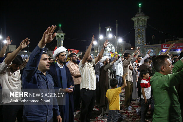 اعلام انزجار و فریاد انتقام مردم قم علیه تجاوز آمریکا به خاک ایران