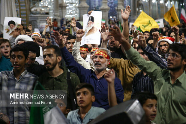 اعلام انزجار و فریاد انتقام مردم قم علیه تجاوز آمریکا به خاک ایران
