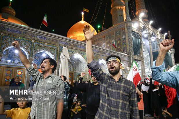 اعلام انزجار و فریاد انتقام مردم قم علیه تجاوز آمریکا به خاک ایران