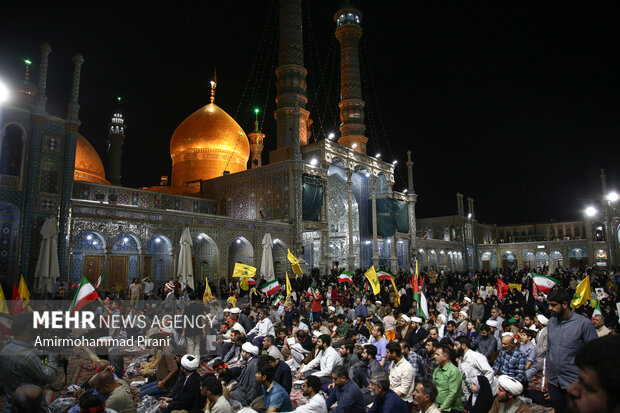 اعلام انزجار و فریاد انتقام مردم قم علیه تجاوز آمریکا به خاک ایران